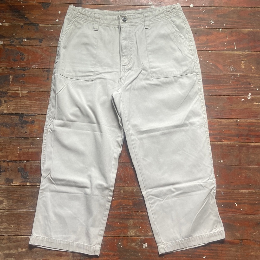 Royal Robbins Cotton Canvas Cropped Pants Size 12